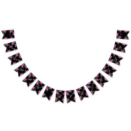 Banderines Flor rosa brillante