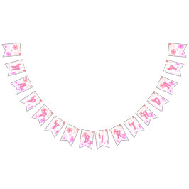 Banderines Flor rosa de crema rosa de burbuja brillante feliz