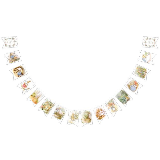 Banderines Flor silvestre Peter the Rabbit Birthday bunting (Todo)