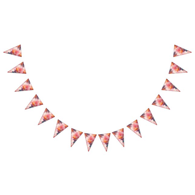 Banderines Floral bunting banner (Todo)