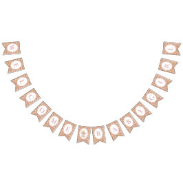 Banderines Floral Carriage Welcome Baby Girl | Blush Pink