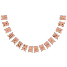 Floral de Boho en Baby Shower rosado texturizado