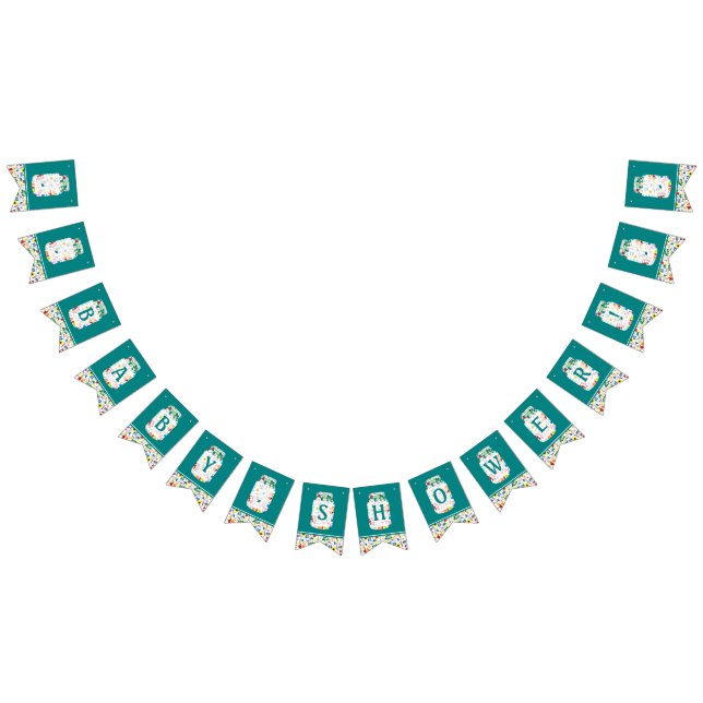 Banderines Floral Mason Jar Baby Shower (Todo)