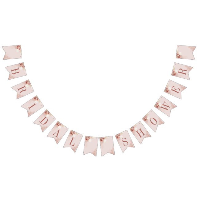 Banderines Floral Pampas Grass Terracotta Bridal Shower (Todo)