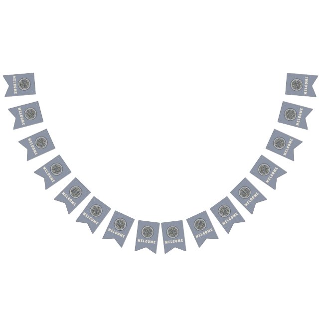 Banderines FLORES DE LA VIDA - Símbolo de geometría sagrada A (Todo)