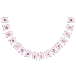 Banderines Flores de zapatos de ballet de cumpleaños feliz