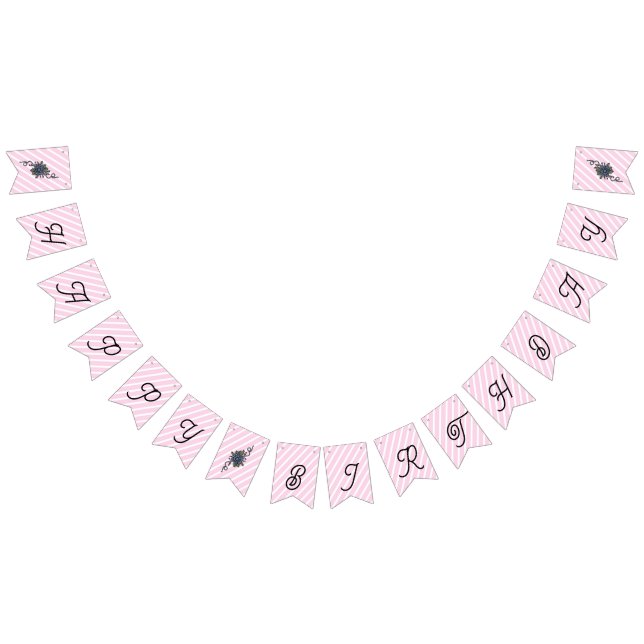 Banderines Flores de zapatos de ballet de cumpleaños feliz (Todo)