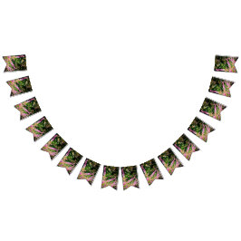 Banderines Flores moradas