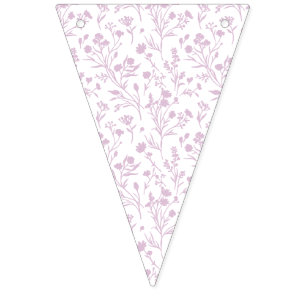 Banderines Flores suaves Calidos Lilas - Neutral
