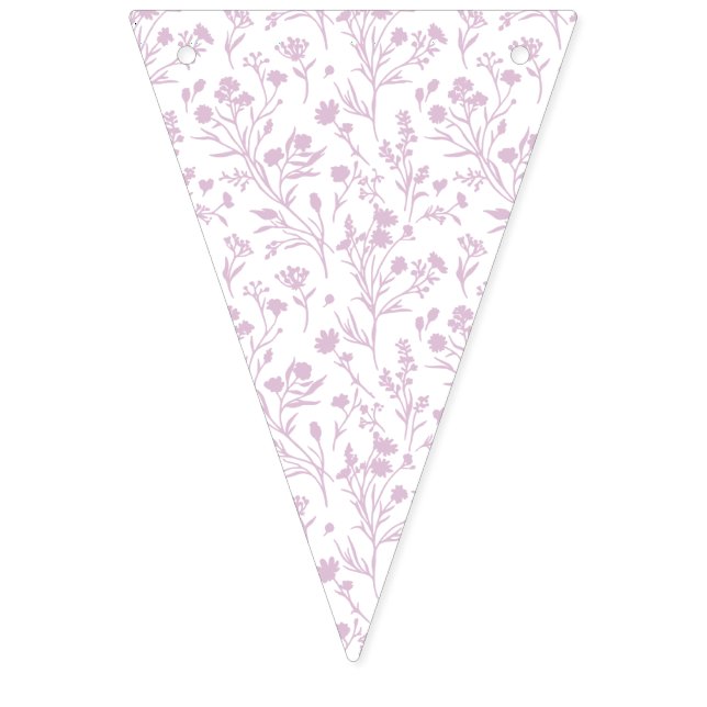 Banderines Flores suaves Calidos Lilas - Neutral (Primera bandera)