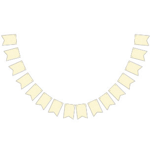 Banderines fondo amarillo y blanco con círculos pequeños