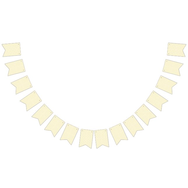 Banderines fondo amarillo y blanco con círculos pequeños (Todo)