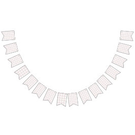 Banderines fondo blanco con hojas rosadas