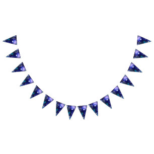 Banderines Fondo espacial con estrellas