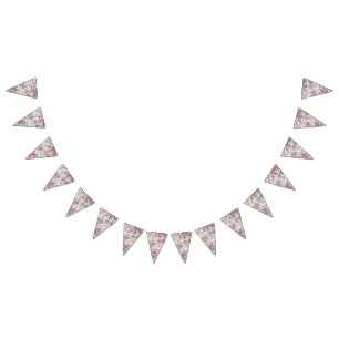 Banderines fondo marrón y blanco con textura áspera