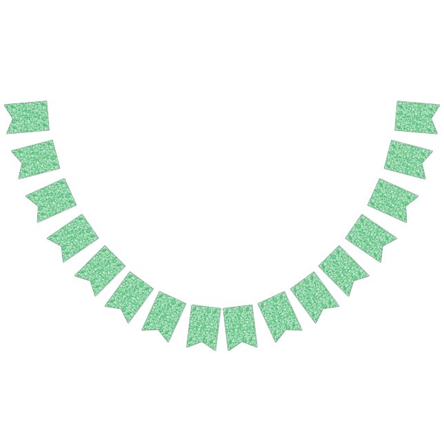 Banderines fondo verde y blanco con pequeños puntos blancos (Todo)