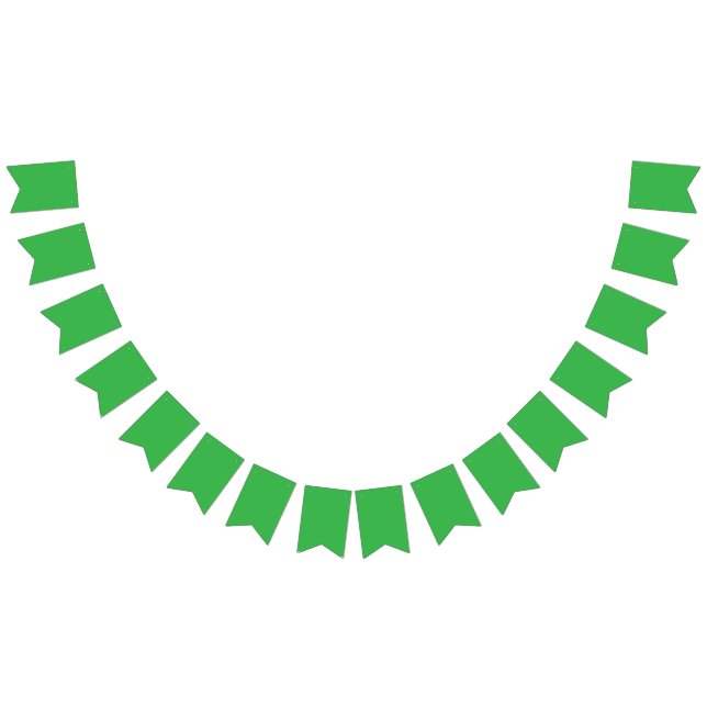 Banderines Fondo verde y borde blanco para una época moderna (Todo)