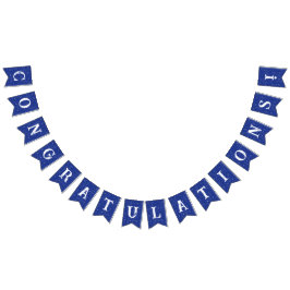 Banderines Fórmulas Matemáticas Azules Felicidades Graduación