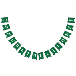 Banderines Fórmulas Matemáticas Verdes Felicitaciones de Grad