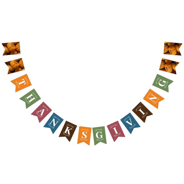 Banderines Foto de calabazas de Acción de Gracias (Todo)
