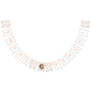 Banderines Foto de cumpleaños de Sweet Peach