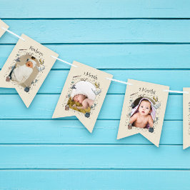 Banderines Foto de Harry Potter de cumpleaños 12 meses