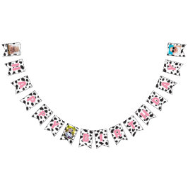 Banderines Fotografía de cumpleaños feliz para vaca del tema 