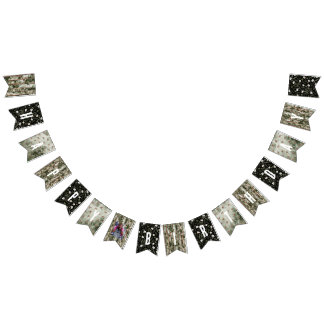 Banderines Fotografía de Forest Woodland Cumpleaños Bunting