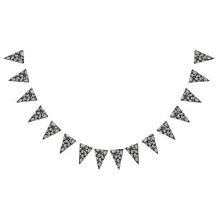 Banderines Fotografía del patrón de cierre de rocas blancas