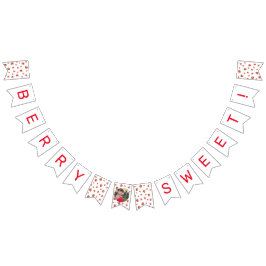 Banderines Fotos de fresa de cumpleaños Berry Sweet