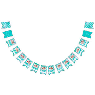 Banderines Fotos del primer cumpleaños de Strawberry Boy