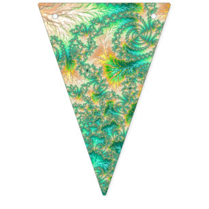 Banderines Fractal verde