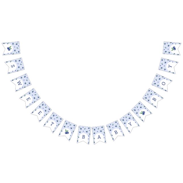 Banderines Fresa azul dulce bebé niño (Todo)