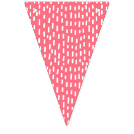 Banderines Fun Raspberry Pink Abstract Pattern Niños Cumpleañ