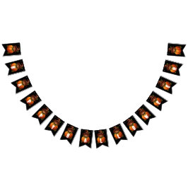 BANDERINES FUNNY CAT PUMPKIN HAPPY HALLOWEEN