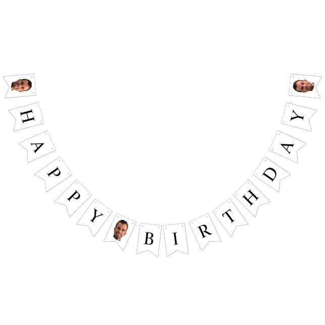 Banderines Funny Happy Birthday Party Picture Photo Banner (Todo)