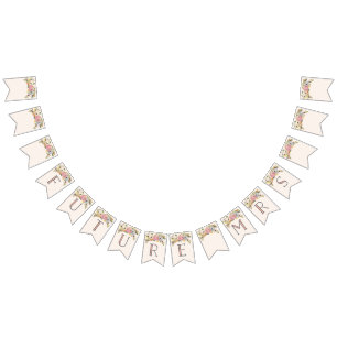 Banderines Futura Sra Bunting Banner Flags Sweet Blooms