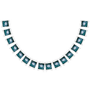 Banderines Galaxia espiral en el espacio