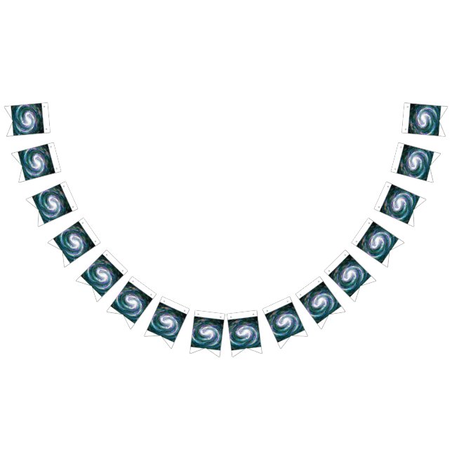 Banderines Galaxia espiral en el espacio (Todo)