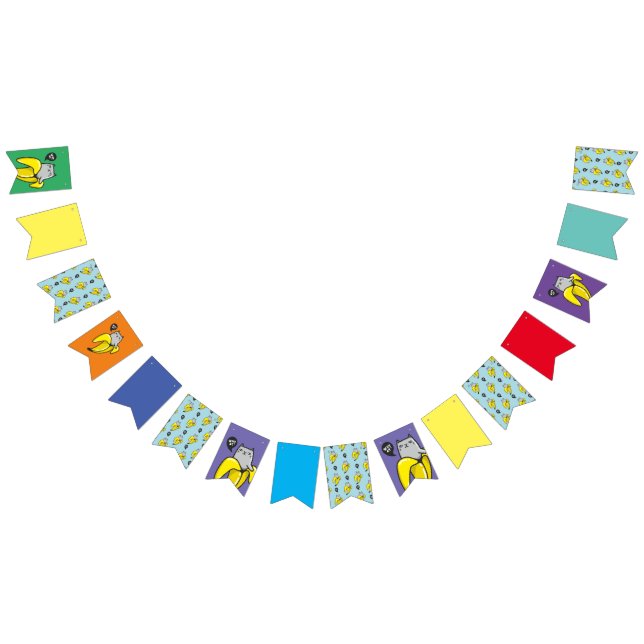 Banderines Gato en banana (Todo)