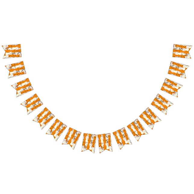 Banderines Gatos blancos y jengibre patrón ojos verdes ojos a (Todo)