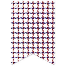 Gingham Rústico Patriótico Rojo, Blanco y Azul
