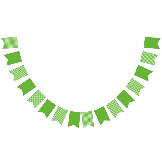 Banderines Gingham Verde (Todo)