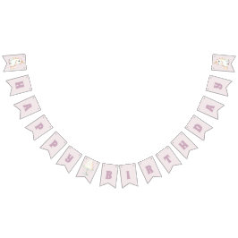 Banderines Girls Cute Pink Unicorn Birthday