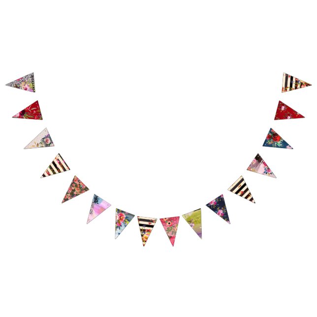 Banderines Gitano, estilo del boho, colores múltiples y (Todo)