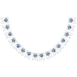 Banderines Globos azules Delft, personalizable