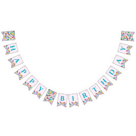 Banderines Globos de cumpleaños