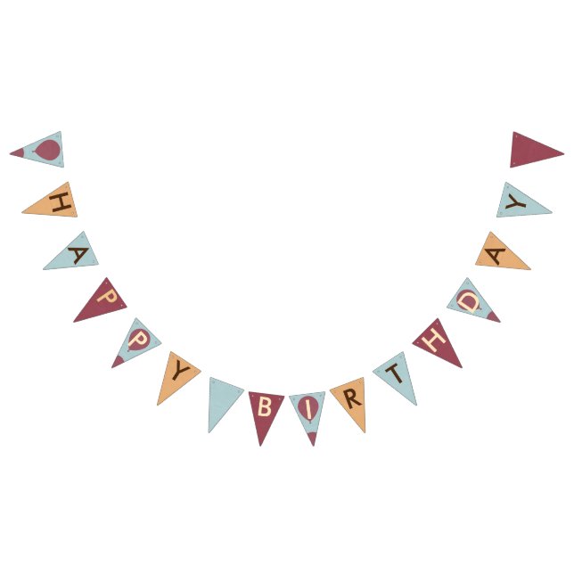 Banderines Globos de cumpleaños felices (Todo)