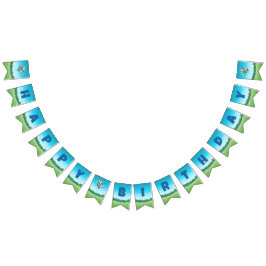 Banderines Globos de cumpleaños felices