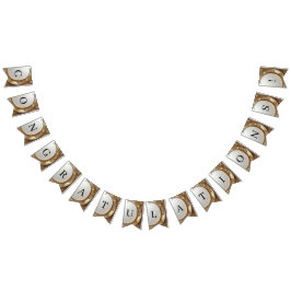 Banderines Golden Ornate Frame Bunting Flag